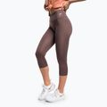 Γυναικείο κολάν προπόνησης Gymshark 7/8 penny καφέ