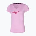 Γυναικεία μπλούζα για τρέξιμο Mizuno Impulse Core RB Tee pink lavender