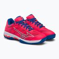 Γυναικεία παπούτσια padel Mizuno Wave Exceed Light CC Padel ροζ 61GB222363 4