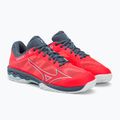 Γυναικεία παπούτσια τένις Mizuno Wave Exceed Light AC Fierry Coral 2/White/China Blue 61GA221958 4