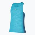 Ανδρικό Tank top για τρέξιμο Mizuno Aero Tank maui blue