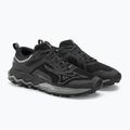 Ανδρικά αθλητικά παπούτσια τρεξίματος Mizuno Wave Ibuki 4 GTX μαύρο/μεταλλικό γκρι/σκιά 5