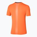 Ανδρικό μπλουζάκι τένις Mizuno Release Shadow Tee vibrant orange 2