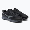 Ανδρικά αθλητικά παπούτσια τρεξίματος Mizuno Wave Rider GTX μαύρο/μπλε/γαλαζιακή κορυφογραμμή 5