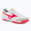 Ανδρικά ποδοσφαιρικά παπούτσια Mizuno Morelia Sala Classic TF λευκά/κοραλλί κοραλλί2/βολτ2