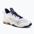 Ανδρικά παπούτσια χάντμπολ Mizuno Wave Mirage 5 white/bribbon/mp gold