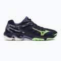 Ανδρικά παπούτσια βόλεϊ Mizuno Wave Voltage evening blue / tech green / lolite 2