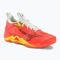 Ανδρικά παπούτσια βόλεϊ Mizuno Wave Momentum 3 neon flame / black / bolt2 neon