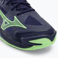 Ανδρικά παπούτσια βόλεϊ Mizuno Wave Momentum 3 βράδυ μπλε / tech green / lolite 9