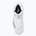 Γυναικεία παπούτσια βόλεϊ Mizuno Wave Voltage Mid white/glacial ridge/patina green 5