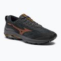 Ανδρικά αθλητικά παπούτσια τρεξίματος Mizuno Wave Rider GTX μαύρο/ναστούρτι/καρότο curl