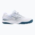 Ανδρικά παπούτσια βόλεϊ Mizuno Cyclone Speed 4 white/sailor blue/silver 9