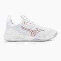 Γυναικεία παπούτσια βόλεϊ Mizuno Wave Luminous 2 λευκό/ναυτικό ροδακινιά/ροδακινί parfait 2