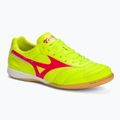 Mizuno Morelia Sala Elite IN safety yellow/fiery coral 2/galaxy silver ανδρικές μπότες ποδοσφαίρου