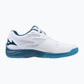 Παιδικά παπούτσια βόλεϊ Mizuno Lightning Star Z7 white/sailor blue/silver 9