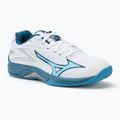 Παιδικά παπούτσια βόλεϊ Mizuno Lightning Star Z7 white/sailor blue/silver