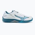 Παιδικά παπούτσια βόλεϊ Mizuno Lightning Star Z7 white/sailor blue/silver 2