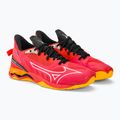 Ανδρικά παπούτσια χάντμπολ Mizuno Wave Mirage 5 radiant red/white/carrot curl 4