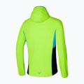 Ανδρικό μπουφάν Mizuno Alpha Jacket lime για τρέξιμο 2