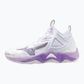 Γυναικεία παπούτσια βόλεϊ Mizuno Wave Momentum 3 Mid white/patrician purple/quince