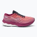 Γυναικεία παπούτσια για τρέξιμο Mizuno Wave Skyrise 5 mineral red/white sand/violet quartz 2