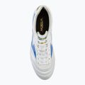 Ανδρικά παπούτσια ποδοσφαίρου Mizuno Morelia II Elite Md white/laser blue/gold 5