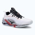 Ανδρικά παπούτσια χάντμπολ Mizuno Wave Stealth Neo 2 white/salsa/black