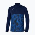 Ανδρικό μπουφάν Mizuno Paris Athlete Hybrid Warm Up navy blue