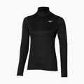 Γυναικείο μακρυμάνικο τρέξιμο Mizuno Dryaeroflow LS Half Zip μαύρο