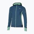 Γυναικείο μπουφάν τρεξίματος Mizuno Warmalite Hybrid Full Zip blue wing teal