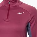 Γυναικείο φούτερ για τρέξιμο Mizuno Warmalite Half Zip violet quartz 3