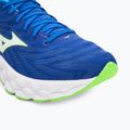 Ανδρικά παπούτσια τρεξίματος Mizuno Wave Sky 8 reflex blue c/white/green geck 7