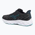 Ανδρικά αθλητικά παπούτσια τρεξίματος Mizuno Wave Sky 8 μαύρο/μαύρο/ μπλε σμάλτο 3