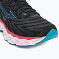 Ανδρικά αθλητικά παπούτσια τρεξίματος Mizuno Wave Sky 8 μαύρο/μαύρο/ μπλε σμάλτο 7