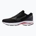 Ανδρικά παπούτσια τρεξίματος Mizuno Wave Prodigy 6 μαύρο/ασημί/κόκκινο υψηλού κινδύνου 8