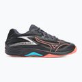 Mizuno Thunder Blade Z παπούτσι βόλεϊ μαύρο/νέον φλόγα/μπλε παγωνιά 2