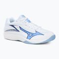 Mizuno Thunder Blade Z παπούτσια βόλεϊ λευκά/μπλε/μπλε αέρα μπλε