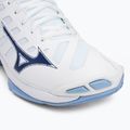 Mizuno Wave Voltage 2 Mid παπούτσια βόλεϊ λευκά/μπλε/μπλε του αέρα 7