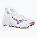 Mizuno Wave Momentum 3 παπούτσια βόλεϊ λευκό/βιολετί indigo/camellia rose