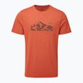 Ανδρικό t-shirt Rab Mantle Mountain Tee κόκκινος άργιλος 5