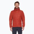 Ανδρικό πουπουλένιο μπουφάν Rab Cirrus Flex Hoody tuscan red