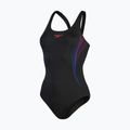 Speedo Placement Muscleback ολόσωμο μαγιό μαύρο 8-00305814836 5