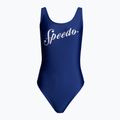 Speedo Logo Deep U-Back ολόσωμο μαγιό navy blue 8-00307614518