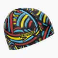 Speedo Printed Pace Junior παιδικό καπέλο μαύρο και χρώμα 8-1352614609