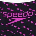 Speedo Medley Logo 1 Piece γυναικείο μαγιό μαύρο/μωβ 3