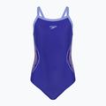 Speedo Platisol Placement Thinstrap Muscleback παιδικό ολόσωμο μαγιό true cobalt/curious blue