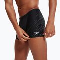 Ανδρικό Speedo Hyperboom V-Cut μαύρο/αυτοκόλλητο/λευκό μποξεράκι για κολύμπι 7