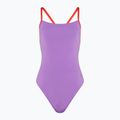 Speedo Solid Tie Back γυναικείο ολόσωμο μαγιό γλυκό μοβ/καρπούζι