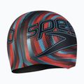 Παιδικό σκουφάκι κολύμβησης Speedo Printed Silicone black/picton blue/siren red 2