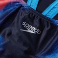 Ολόσωμο μαγιό κολύμβησης Speedo Placement Digital Powerback true navy/siren red/punch blue 3